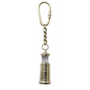 Nautical Brass LightHouse Keychain